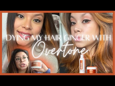Dying my hair ginger with Overtone| Nel.b.g