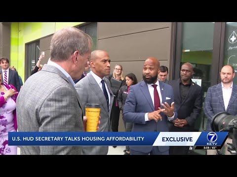 US HUD secretary visits Omaha, talks housing affordability