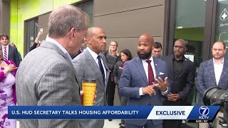 US HUD secretary visits Omaha, talks housing affordability