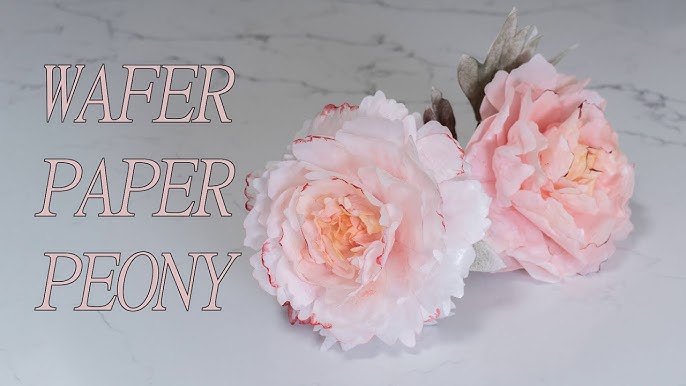 Wafer Paper Flowers Tutorial - Happy Happy Nester