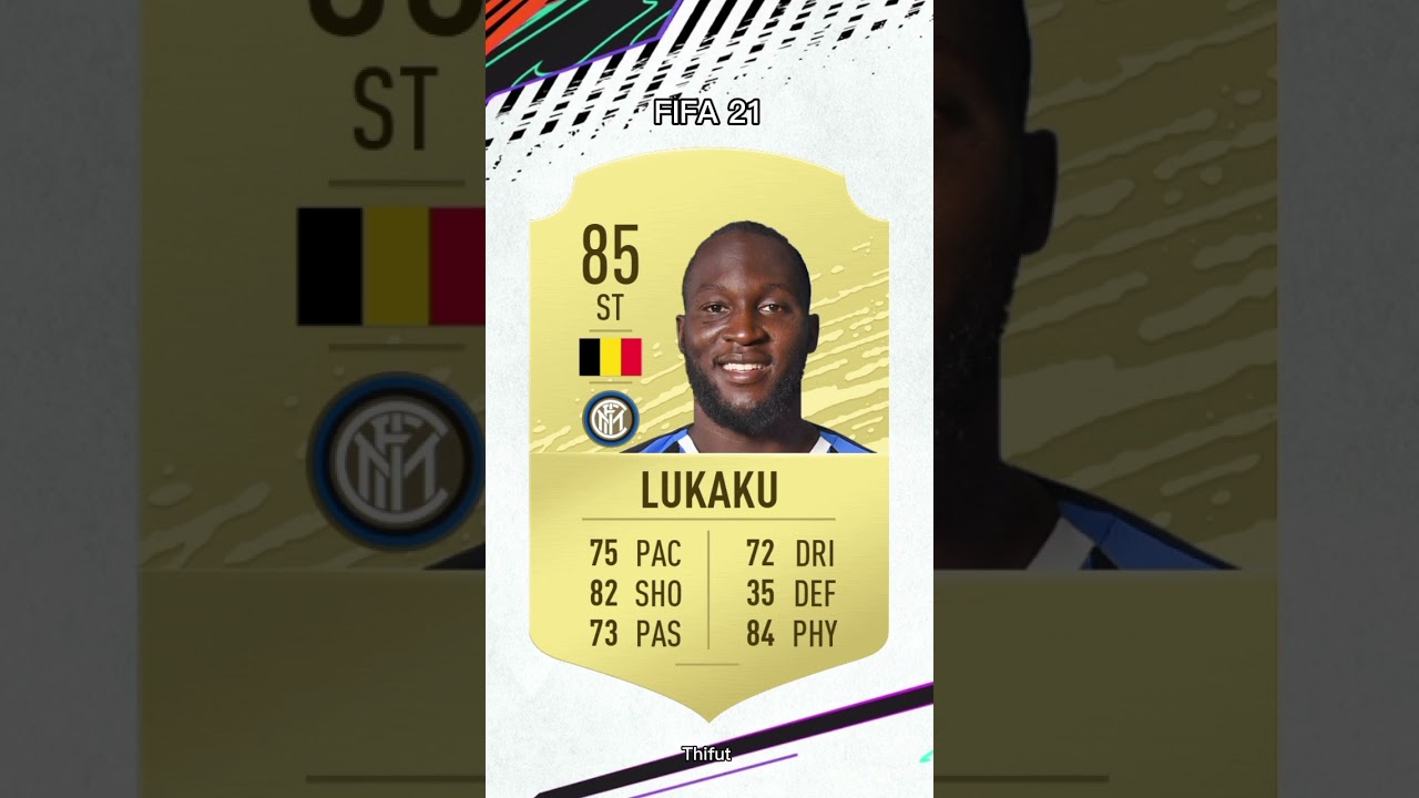 LUKAKU EVOLUTION CARD ON FIFA 