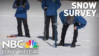 Officials conduct third Sierra snow survey of the season