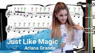 Just Like Magic Ariana Grande Violin Sheet Music With S Level 4
