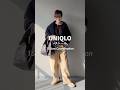 UNIQLO×ストールブラウン・ベージュ・ネイビーコーデ#大人カジュアル #ファッション #コーディネート #ユニクロ #uniqlo #ootd