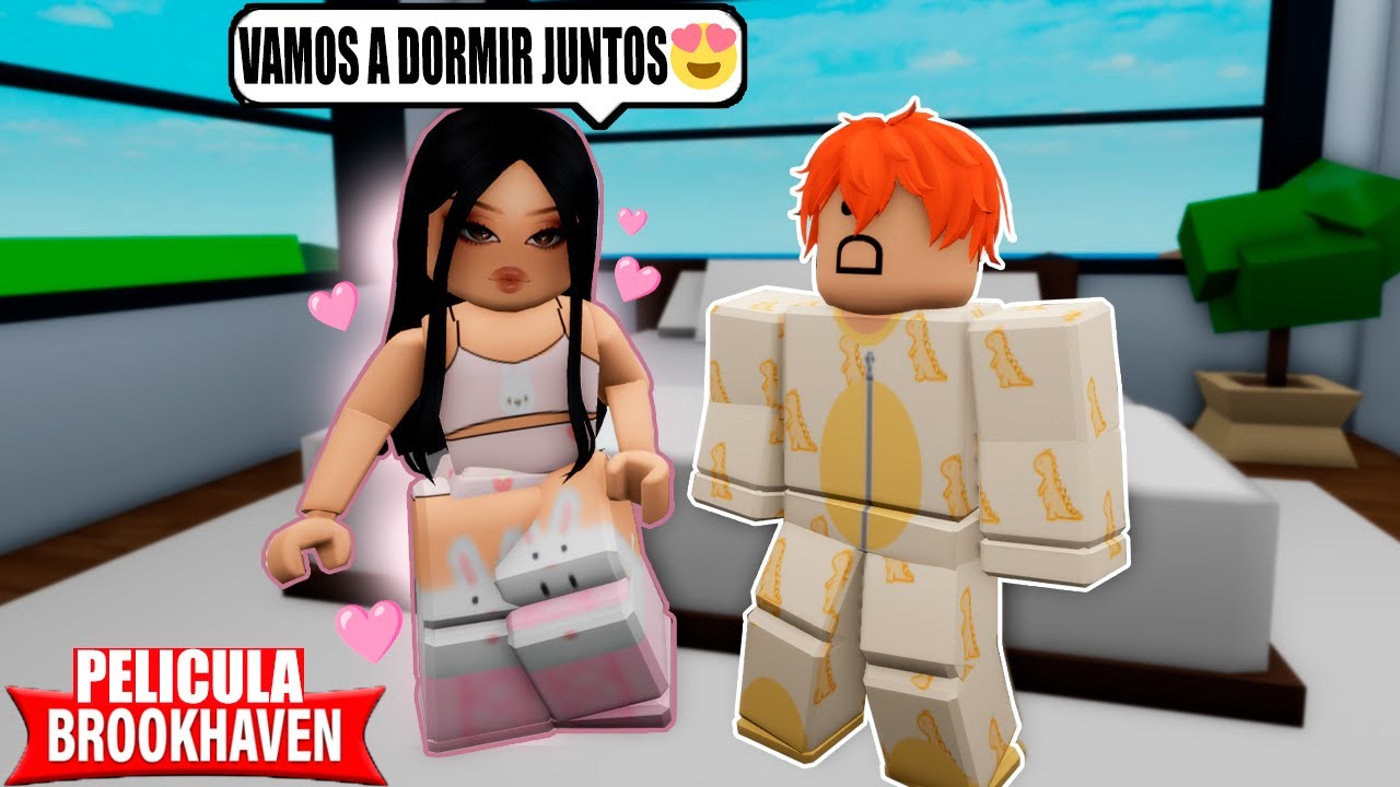 LA PIJAMADA 😨😏 BROOKHAVEN PELICULA 🏡