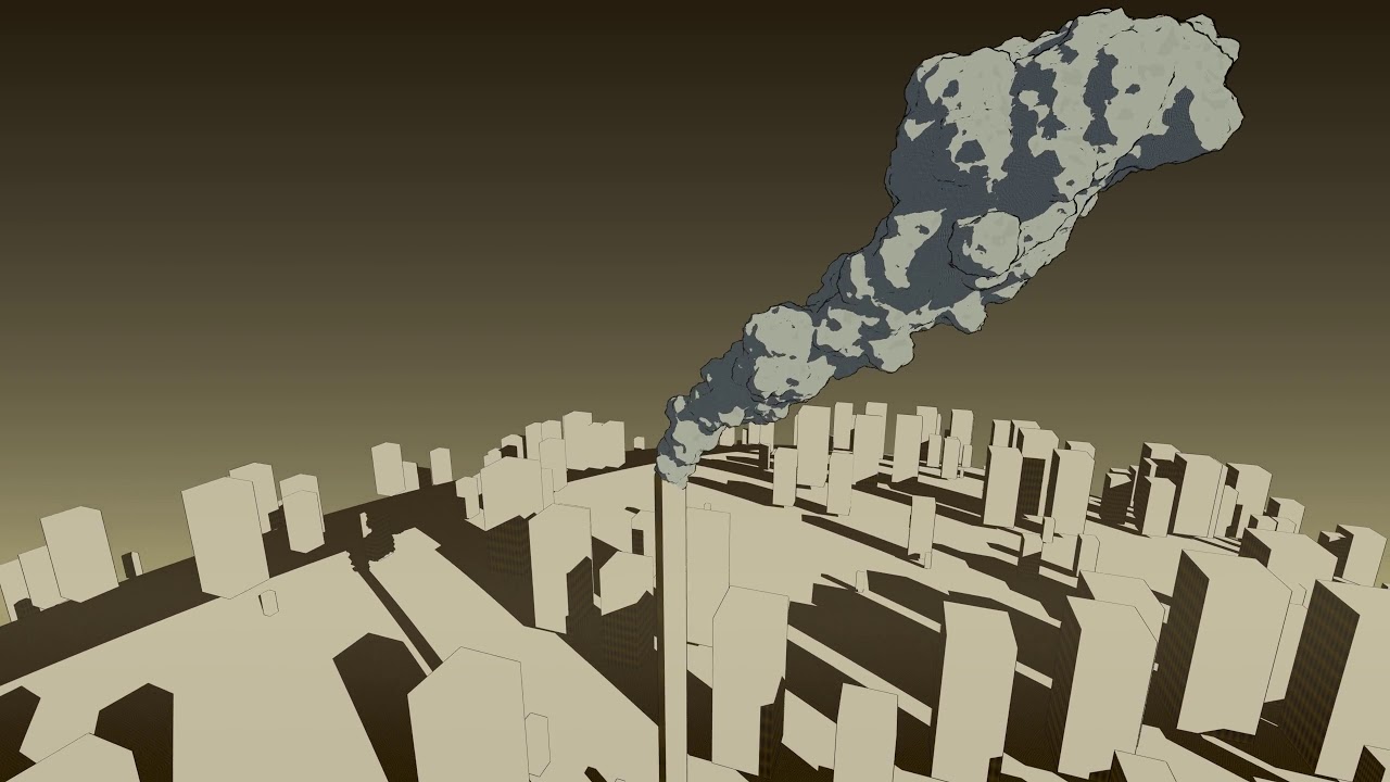 Toon smoke fx in Houdini - YouTube