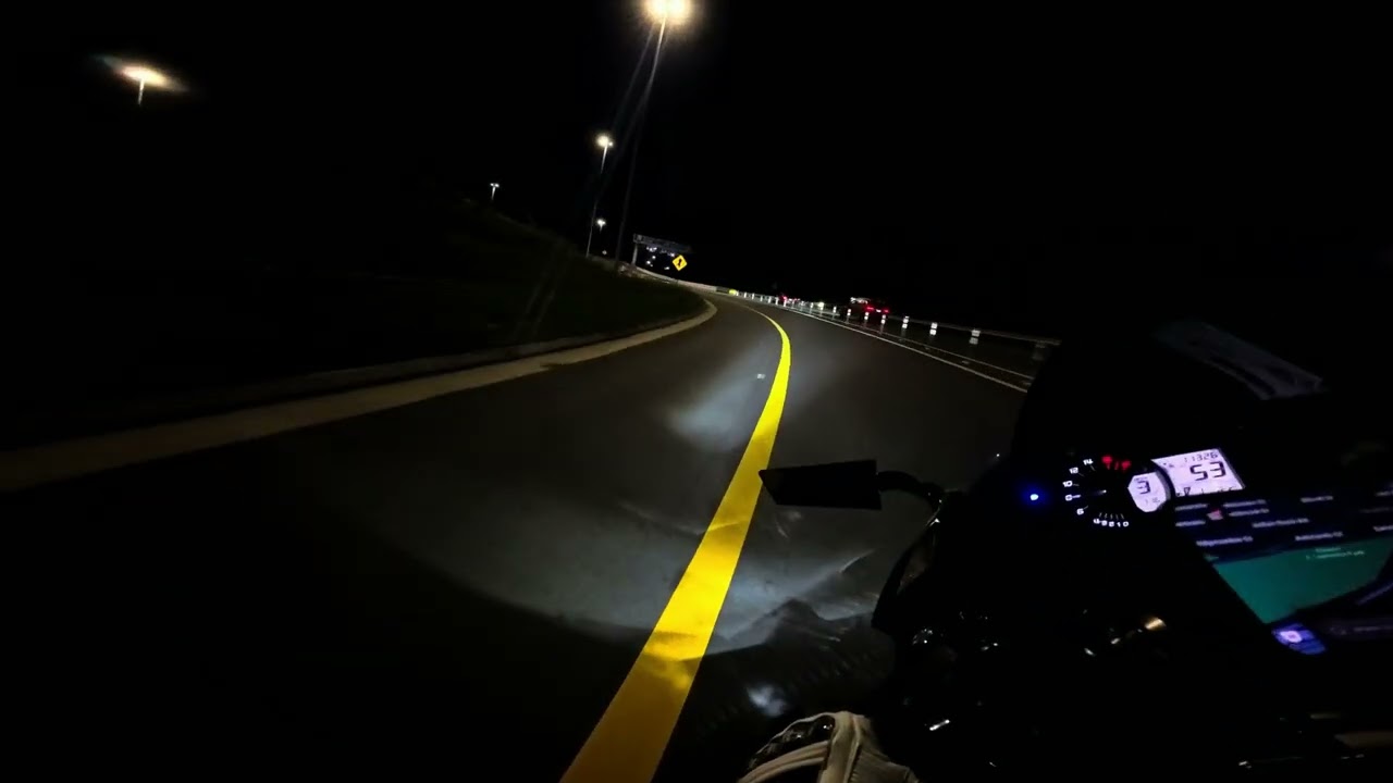 NIGHT RIDE ZX6R vs Rush Hour! PURE SOUND - YouTube