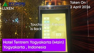 RARE TOUCHSCREEN FIXTURES IS BACK ! Hyundai Elevators - Hotel Tentrem , Yogyakarta [Main Elevator]