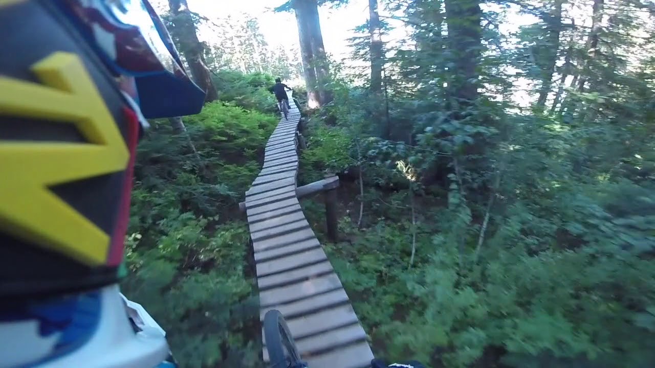 Fatcrobat, Downhill Mountain Biking, Garbanzo Zone, Whistler Bike Park