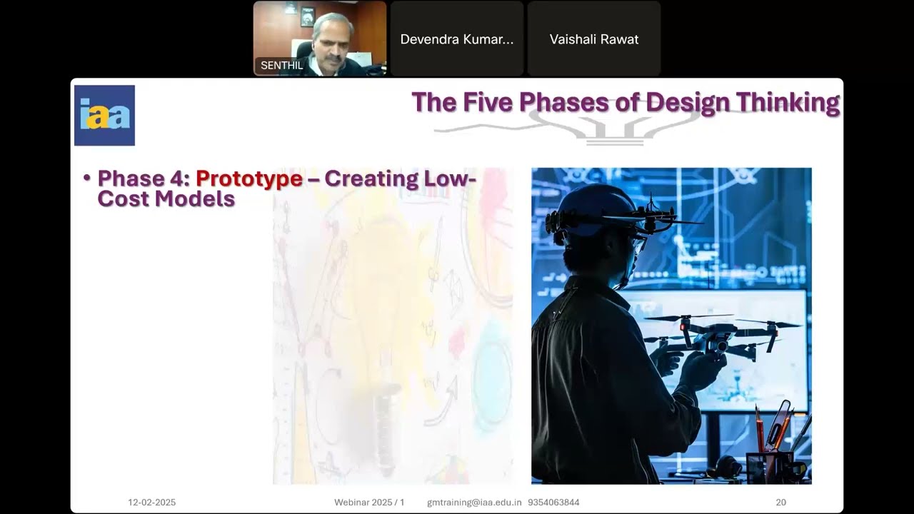 Webinar on Design Thinking Part 2 - Phase 3 onwards