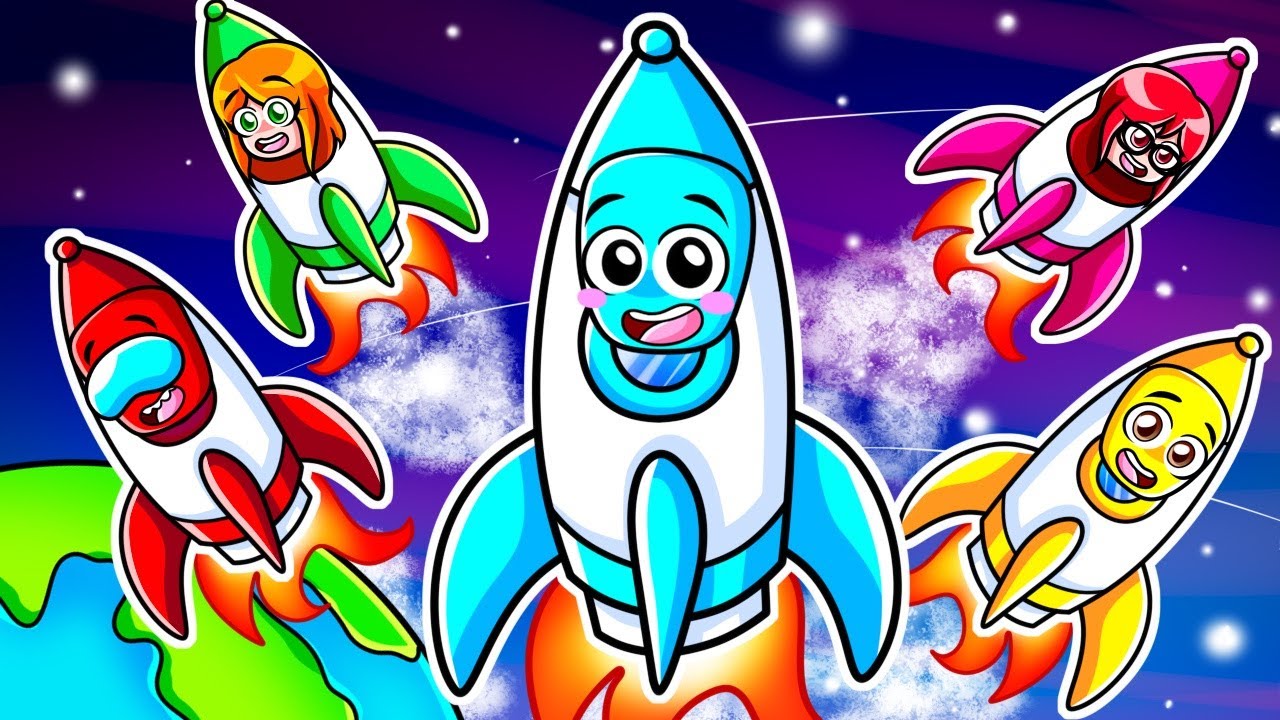 Nos Convertimos en COHETES ESPACIALES en Roblox!