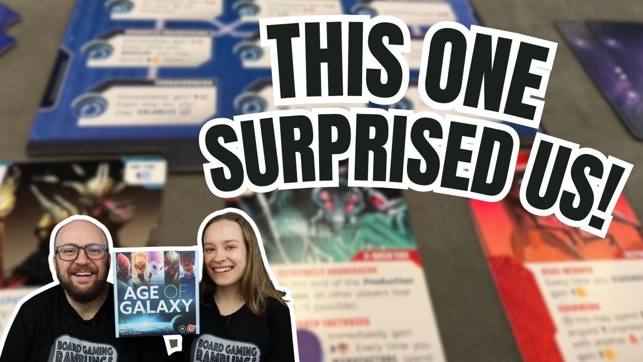 So many awesome combos! - Age of Galaxy (Second Edition) Board Game Review