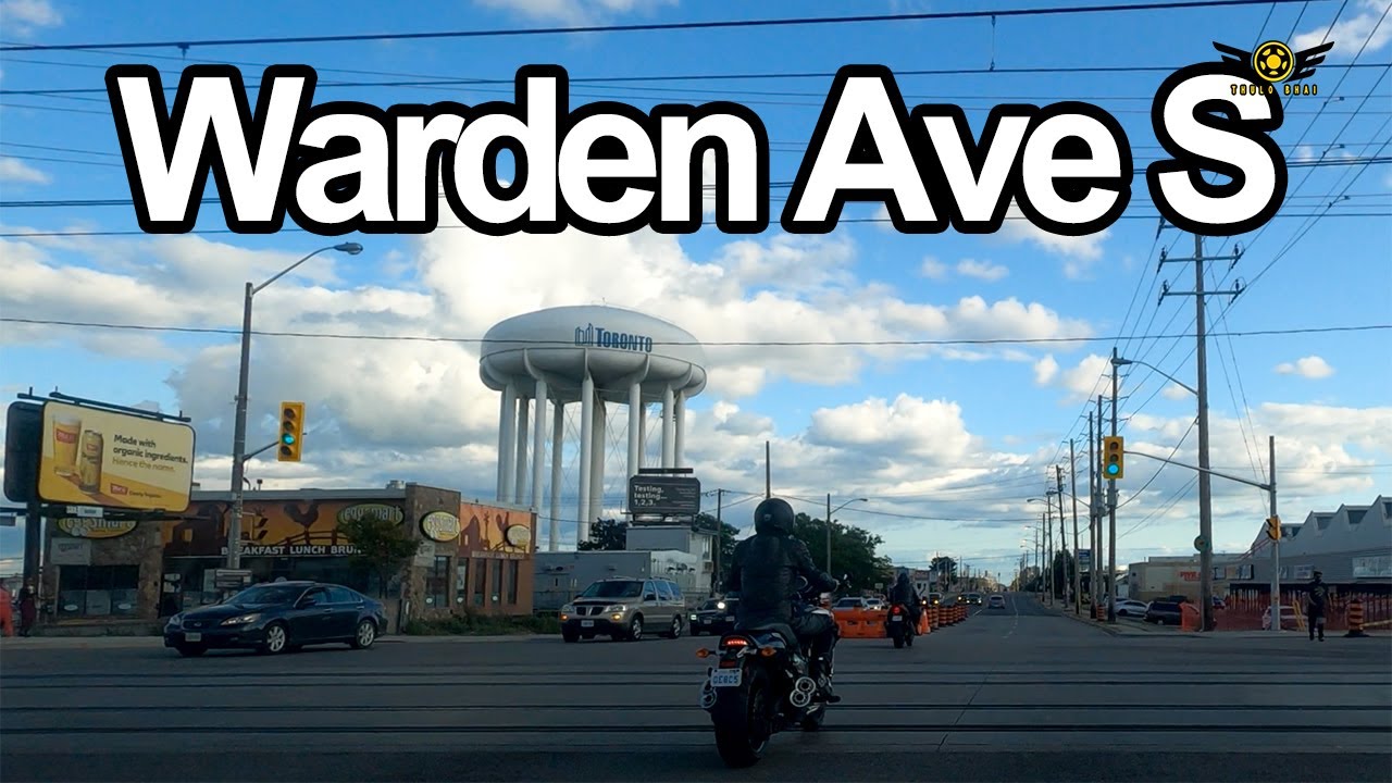SCARBOROUGH ONTARIO CANADA WARDEN AVENUE SOUTH DRIVE (4K)