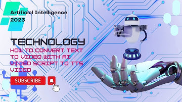 How to Convert Text to Video with AI | Video Script to TTS Video free 2023