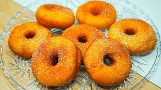 Eggless Donuts Recipe | Donuts Recipe Without Egg, Milk & Butter | Homemade Doughnut Recipe