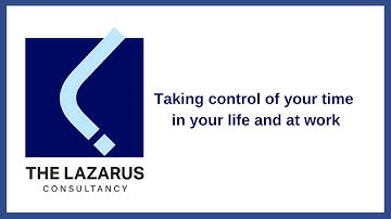 Taking control of your time in your life (and at work)