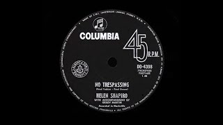 No Trespassing - Helen Shapiro (Stereo)