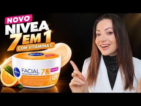 Lançamento NIVEA 7 em 1 com Vitamina C | Reduz Rugas? Clareia Manchas? | Dra. Greice Moraes