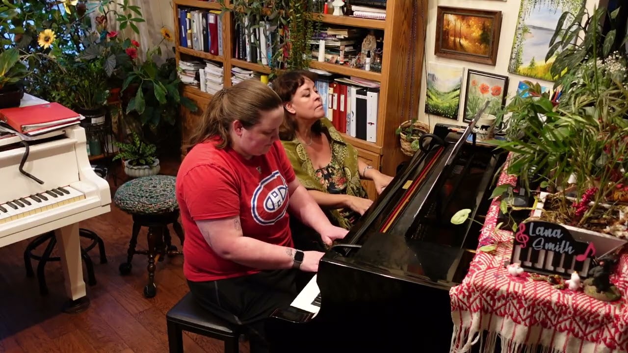 Landry and Lana play Tango Prelude by M  Schmitz