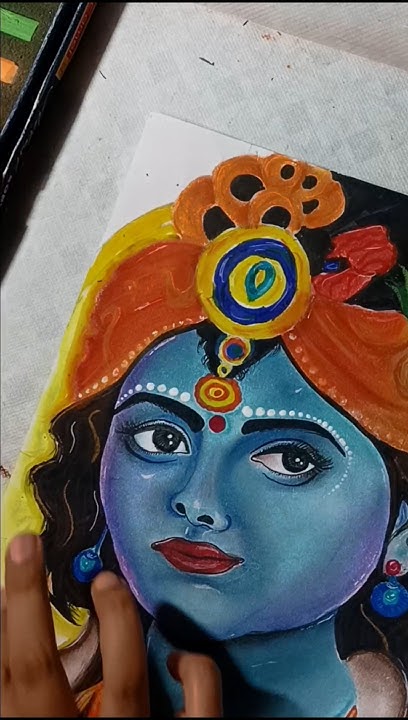 Lagan Lagi Re Tose Piya Re Lyrics Lagan Lagi Re Tose Piya Re🥹 ️ Krishna ji drawing ️ Soft Pastel Painting
