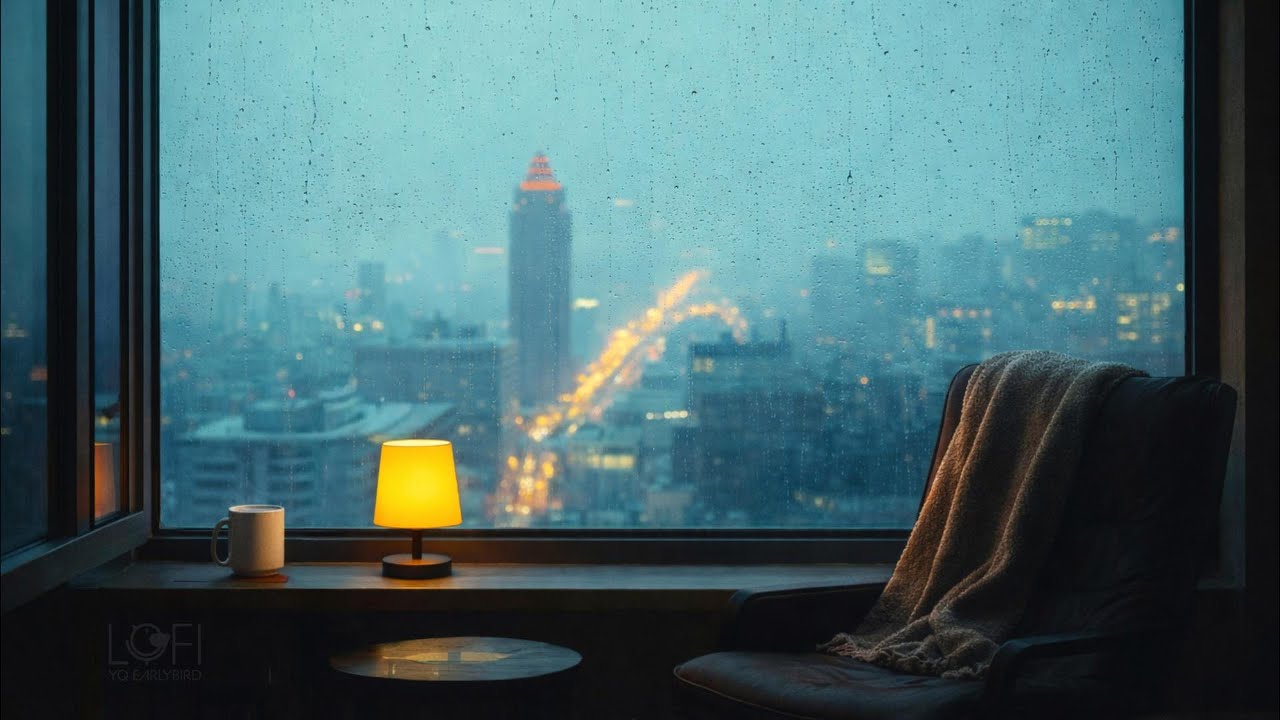 Rainy Night Lo-Fi ☔️ Calm Beats for Focus, Study & Relax | 1 Hour