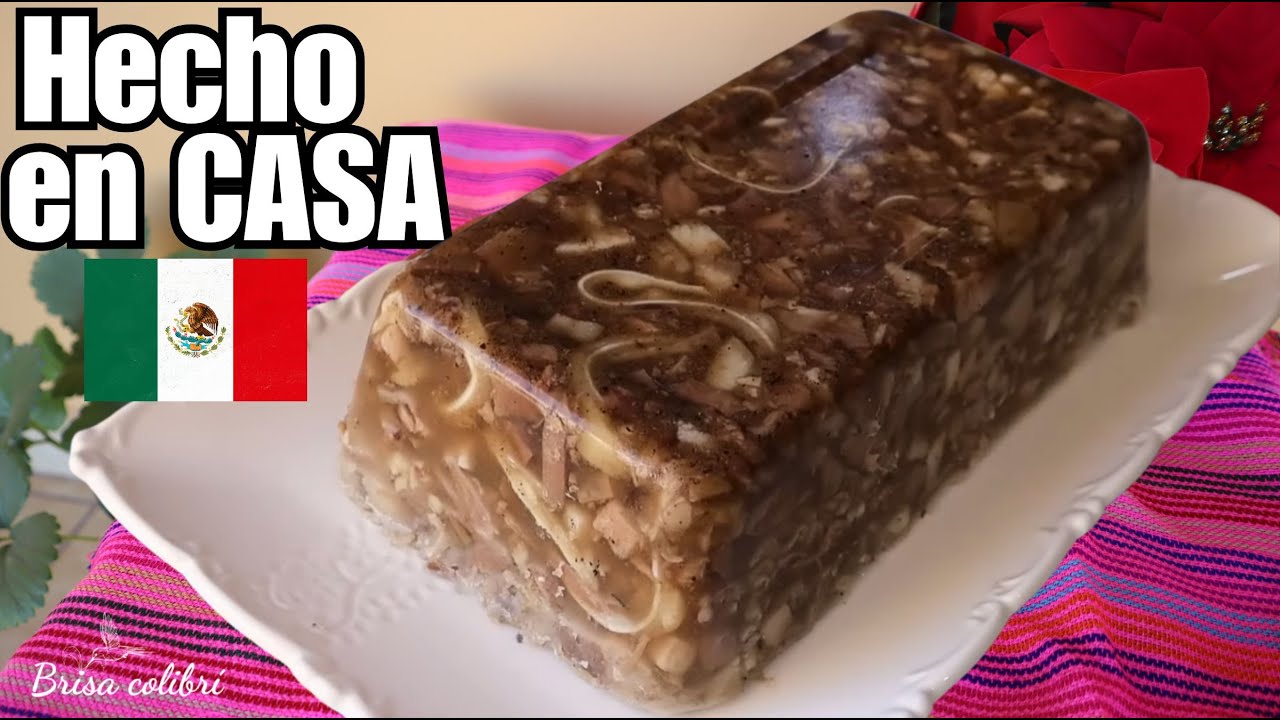 QUESO DE PUERCO casero: Cómo hacer la Receta Tradicional Mexicana