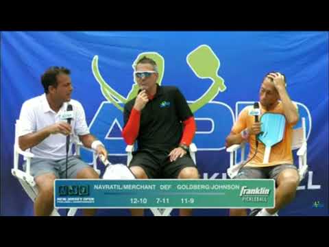 Altaf Merchant/Zane Navratil interview after semifinal win at APP Tour New Jersey Open