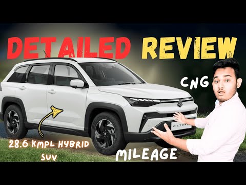 Maruti Victoris Review 2025 – Hybrid & CNG Mileage Test India