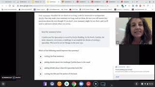 6th grade ELA -  Summary