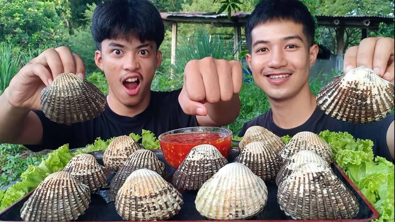โคตรหอยแครงยักษ์ ใหญ่เท่ากับกำปั้น มาลองชิมกันดูว่าจะอร่อยแค่ไหน.