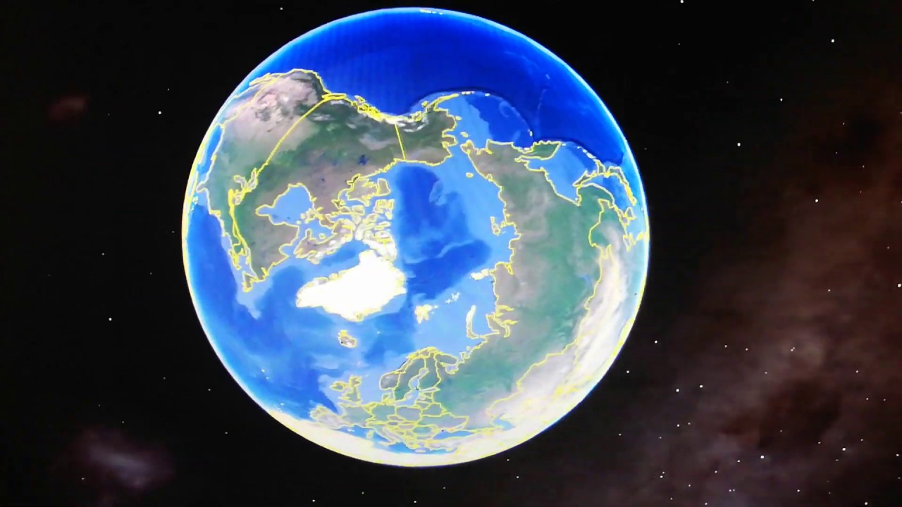 Continents from moving globe YouTube