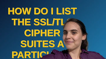 How do I list the SSL/TLS cipher suites a particular website offers?