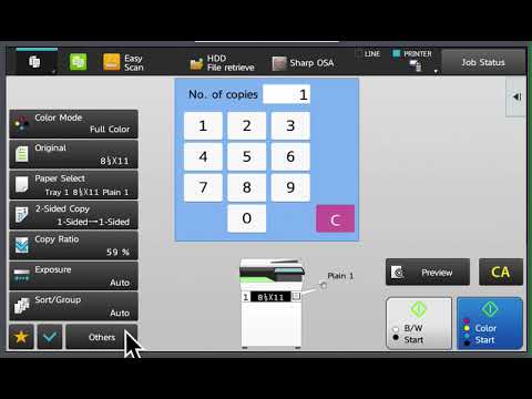 Sharp MFD Training: N Up Feature