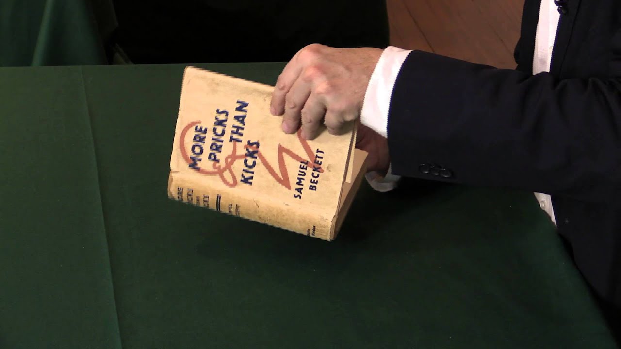 Samuel Beckett, More Pricks than Kicks, first edition.