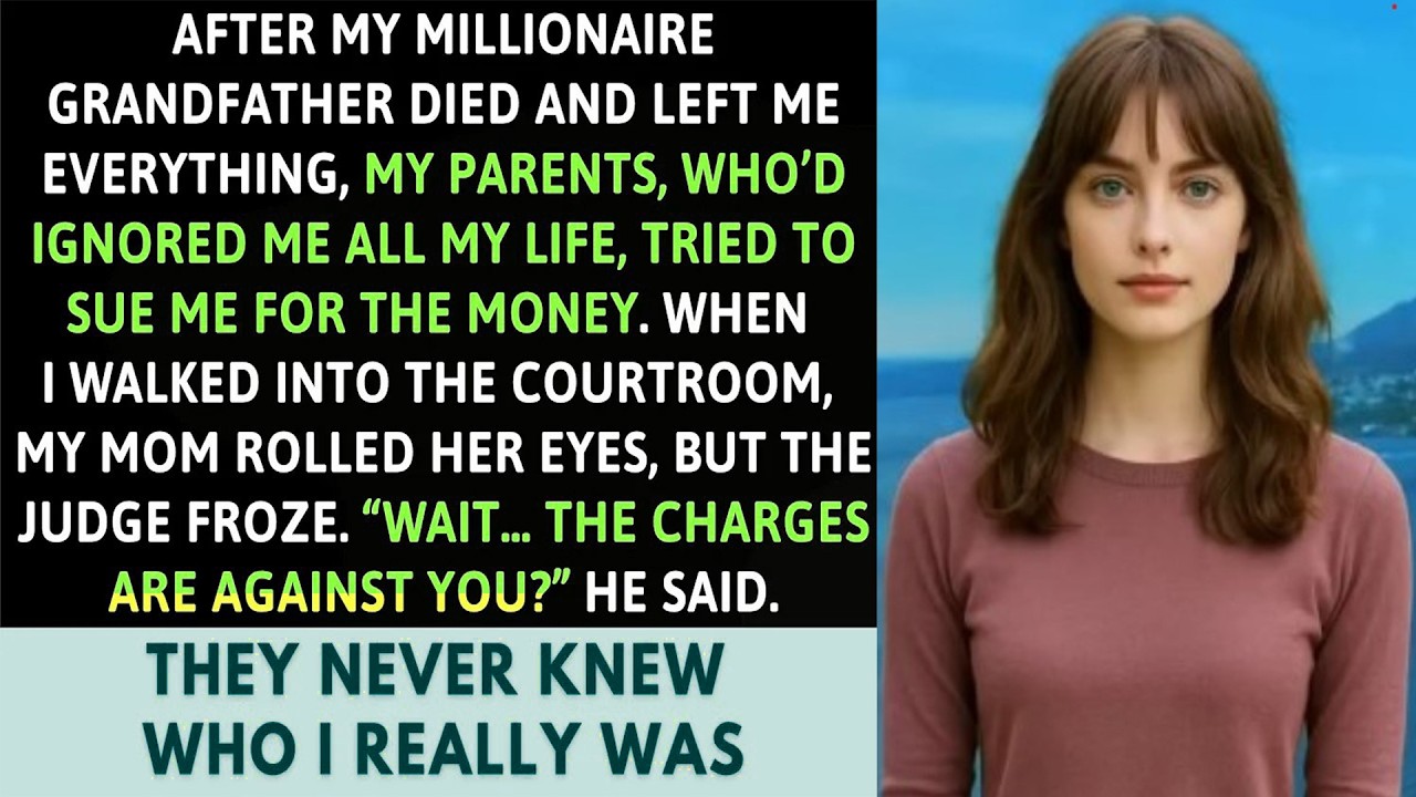 My Parents Sued Me for My Grandfather’s Millions, Until the Judge Realized Who Was Really on Trial