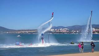 Шоу-группа Flyboard RF. Три экстремала в Геленджике