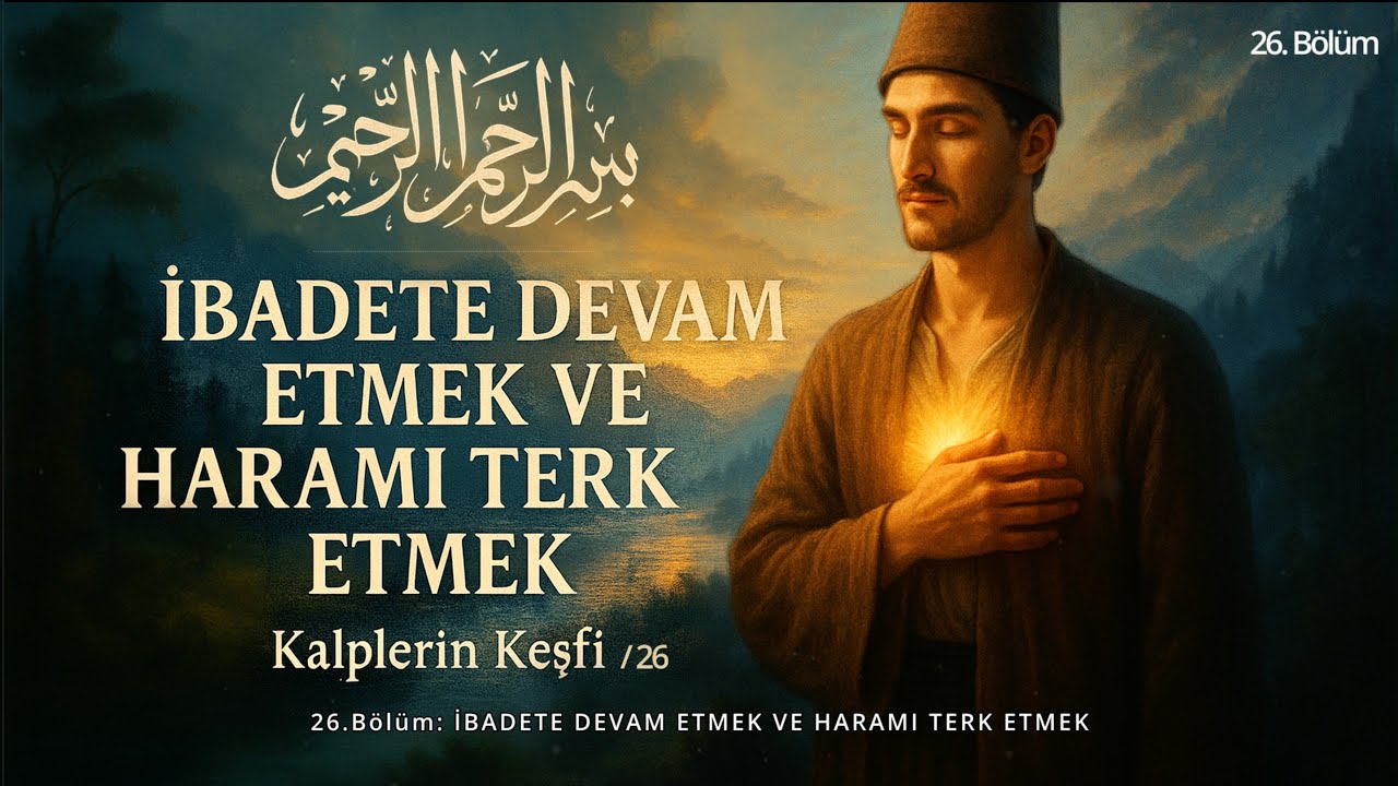 İBADETE DEVAM ETMEK ve HARAMI TERKETMEK | Kalplerin Keşfi -26. Bölüm - İmam Gazâlî | Sesli Kitap 🌹