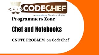 Chef and Notebook (CNOTE) problem on Code Chef. Arrays and their implementation.