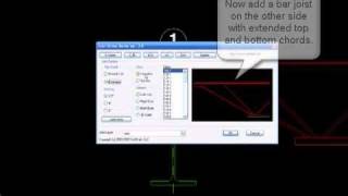 Draw Steel Bar Joist in Elevation View screenshot 5