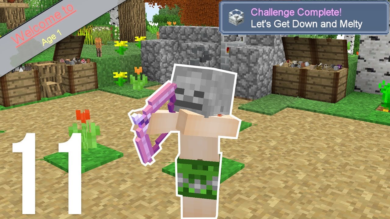 ماينكرافت مودات: قتال الوحش! + انتقلنا للعصر الأولي [E11]