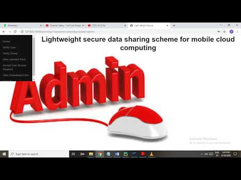 A Lightweight Secure Data Sharing Scheme for Mobile Cloud Computing - PYTHON