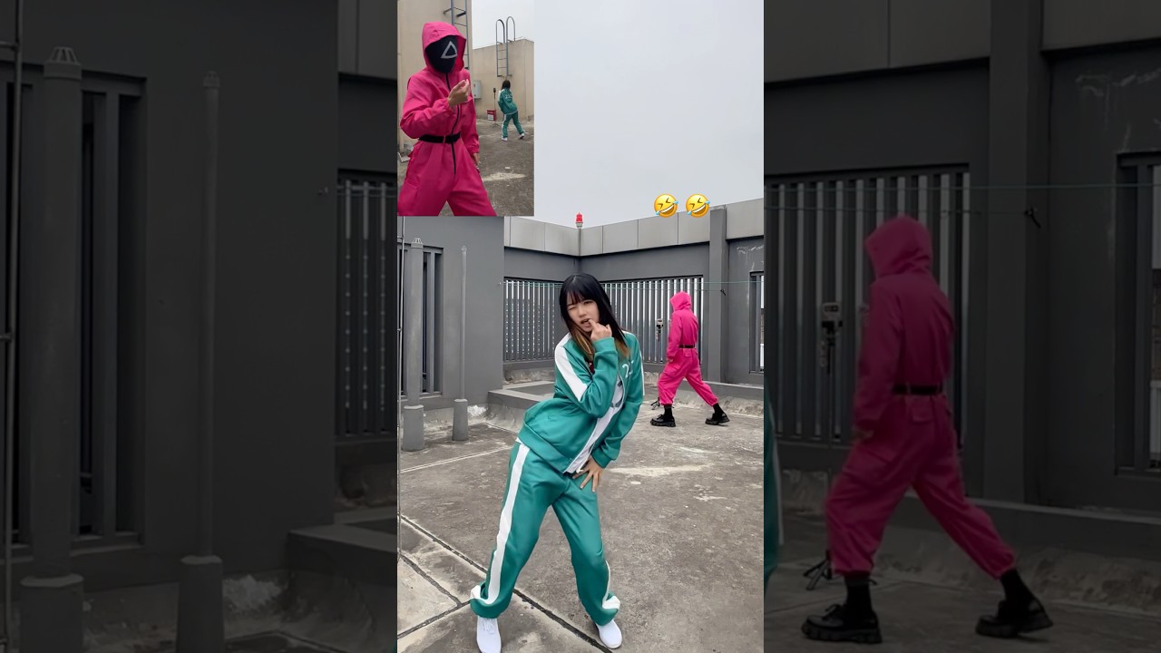 You look at me, and I look at you#squidgame #player222 #cosplay #dance