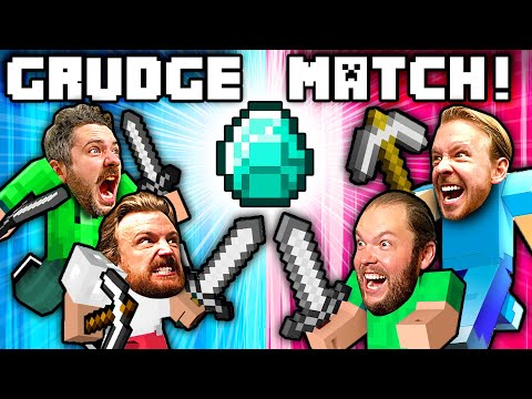 Minecraft Diamond Race GRUDGE MATCH With TEAMS!