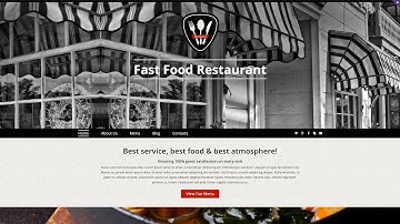 Fast Food Restaurant Responsive Website Template - 51109