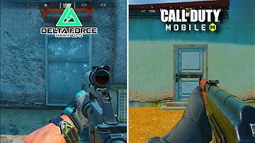 Call of Duty Mobile vs Delta Force Mobile: Graphics & Performance Comparison