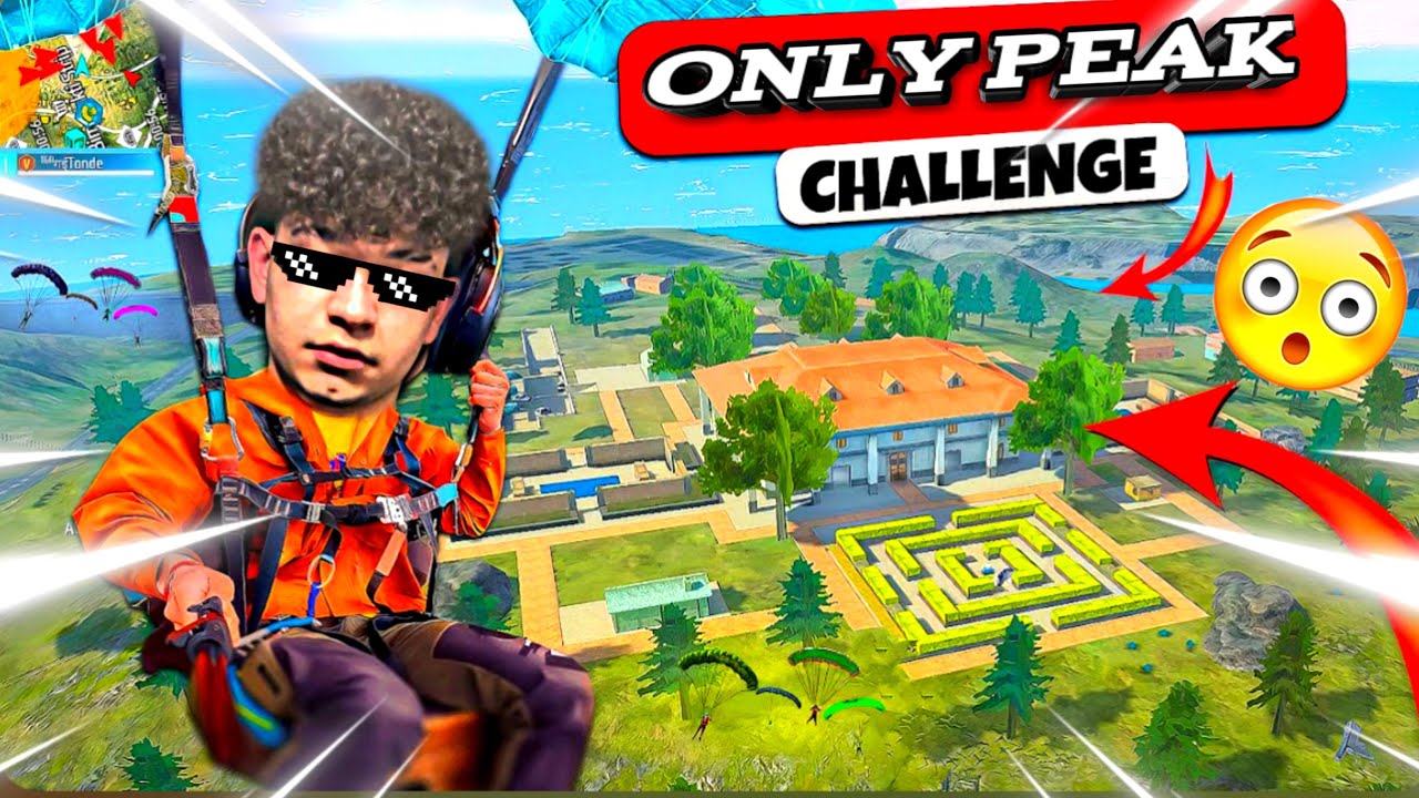 😱ONLY PEAK CHALLENGE IN SOLO VS SQUAD😱{ FREE FIRE CHALLENGES }🔥