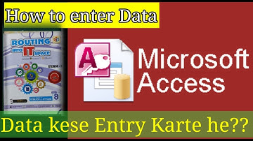 Class 8 Computer/Further with Ms Access (Database)