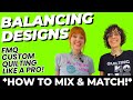 Advanced Custom Quilting: Balancing Designs to Match and Combine! Orbital Quilting Tips