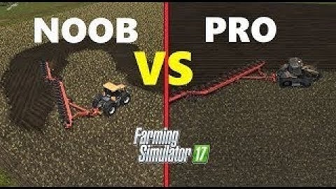 Farming Simulator 17 : NOOB VS PRO!!! Farmer Comparison PLOWING