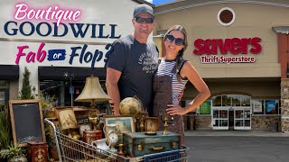 Is Goodwill Boutique Actually Worth It? Fab or Flop - Thrift with me high end antiques